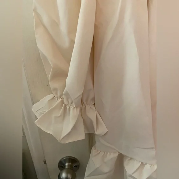 Swintager Beige Peasant Dress - Picture 5 of 12